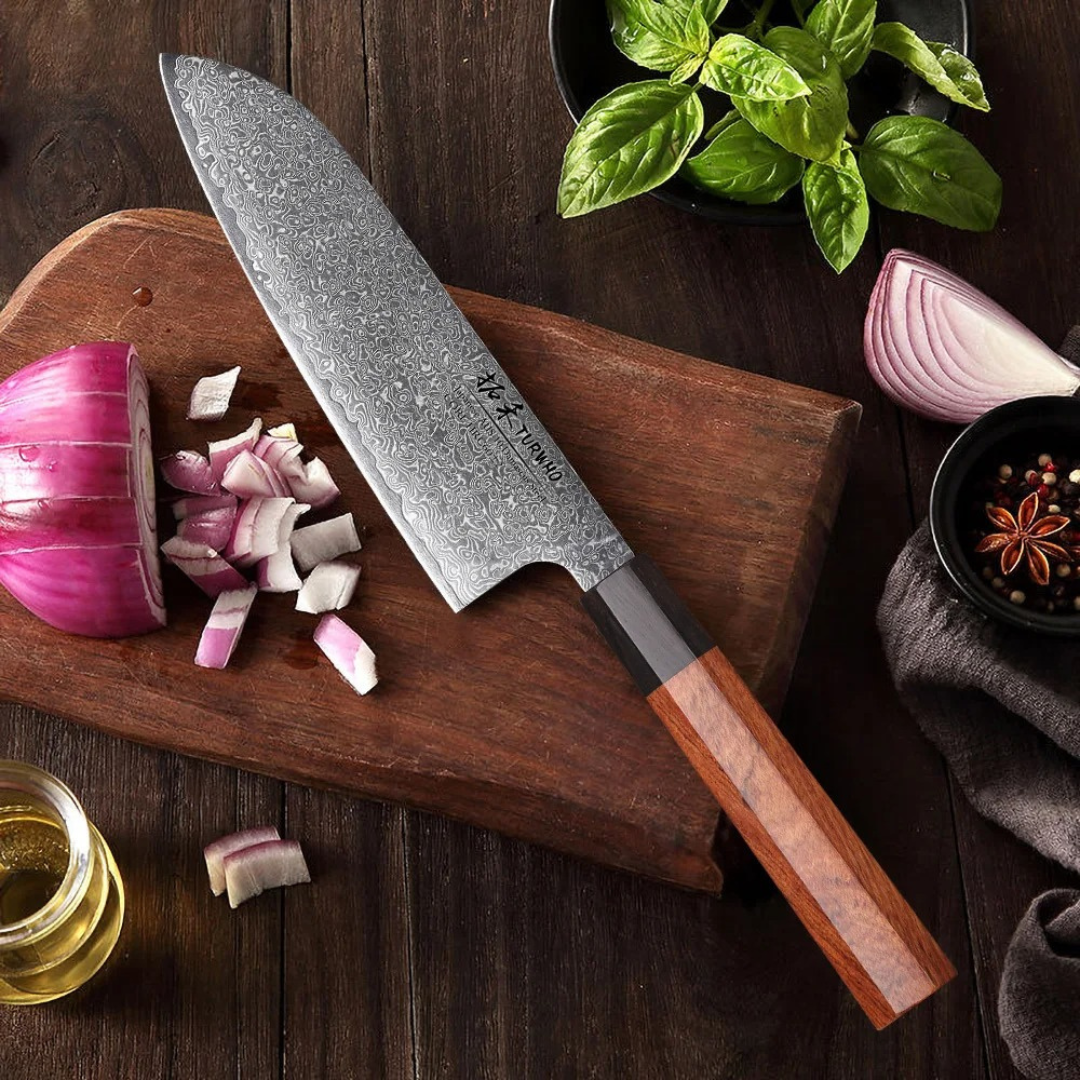 SantokuPrime – Damascus Edge – Universalmesser mit achteckigem Griff