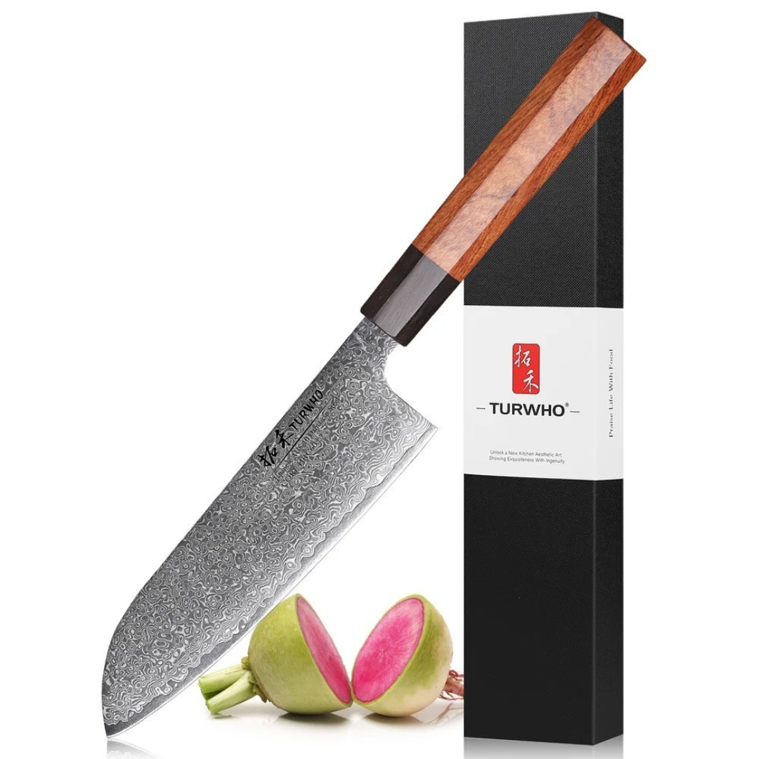 SantokuPrime – Damascus Edge – Universalmesser mit achteckigem Griff